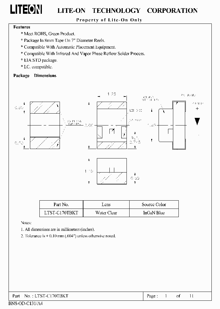 LTST-C170TBKT_6486345.PDF Datasheet