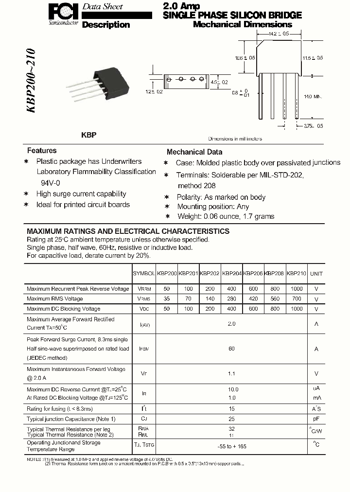 KBP206_6490646.PDF Datasheet