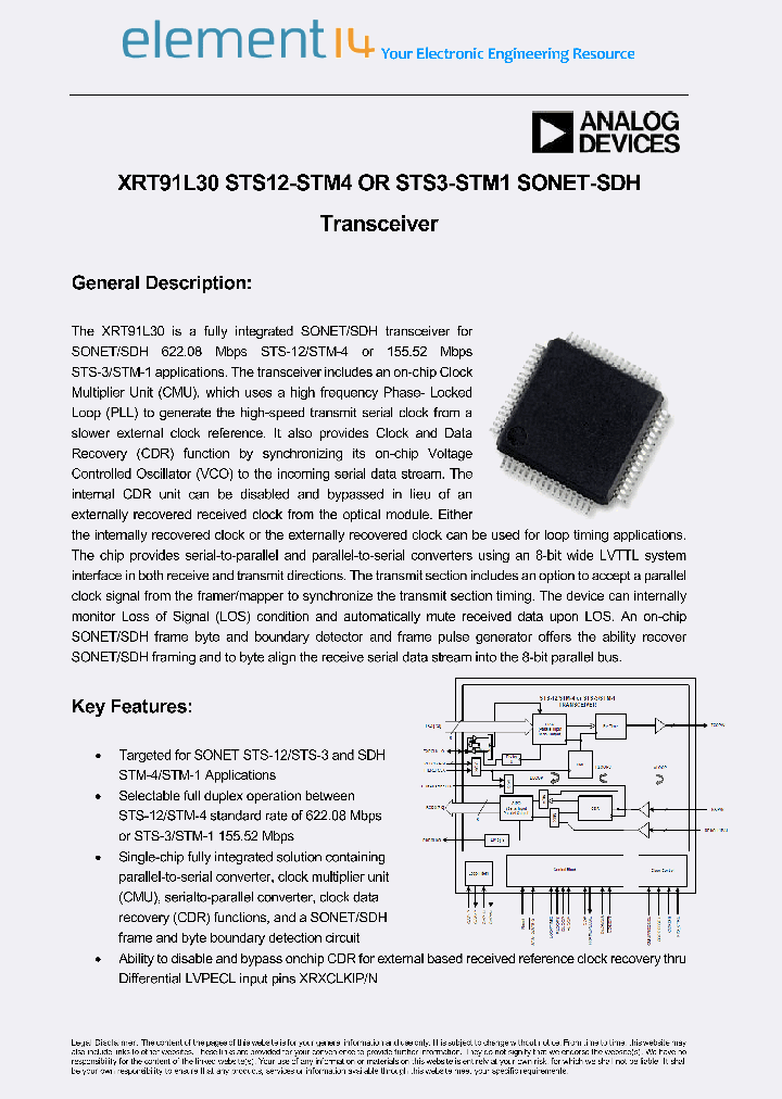 XRT91L30IQ-F_6520107.PDF Datasheet