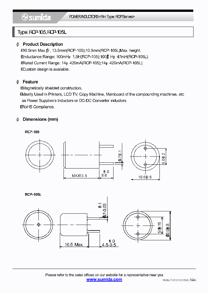 RCP105_6525340.PDF Datasheet