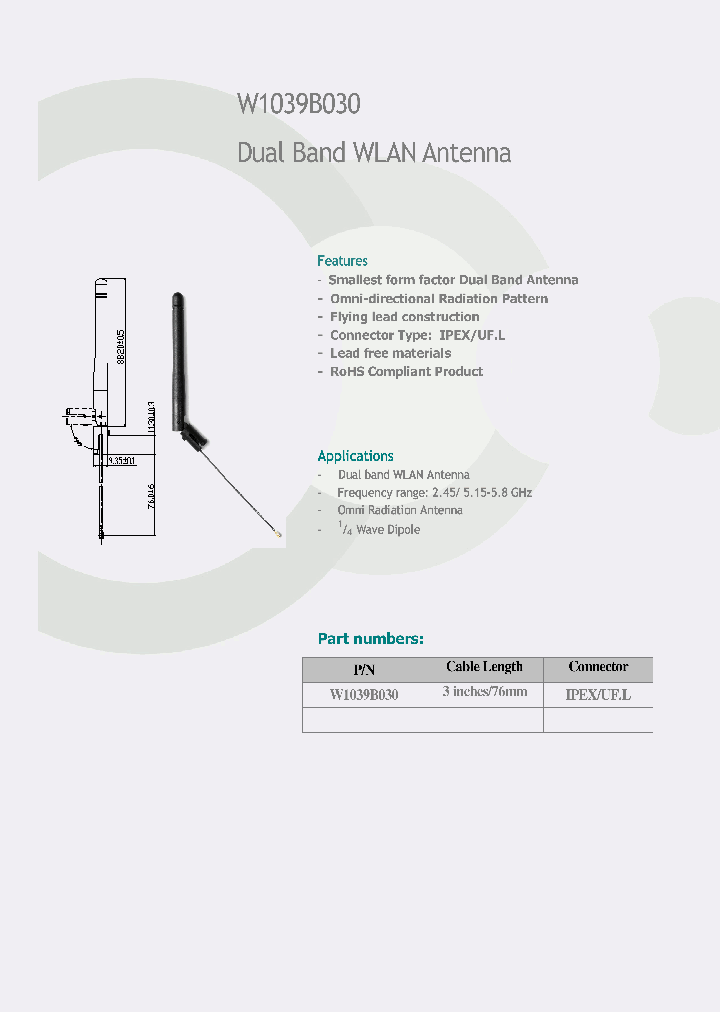 W1039B030_6535618.PDF Datasheet