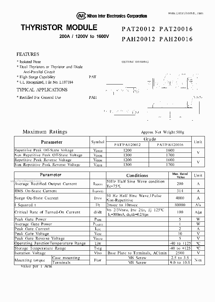 PAT20012_6597946.PDF Datasheet