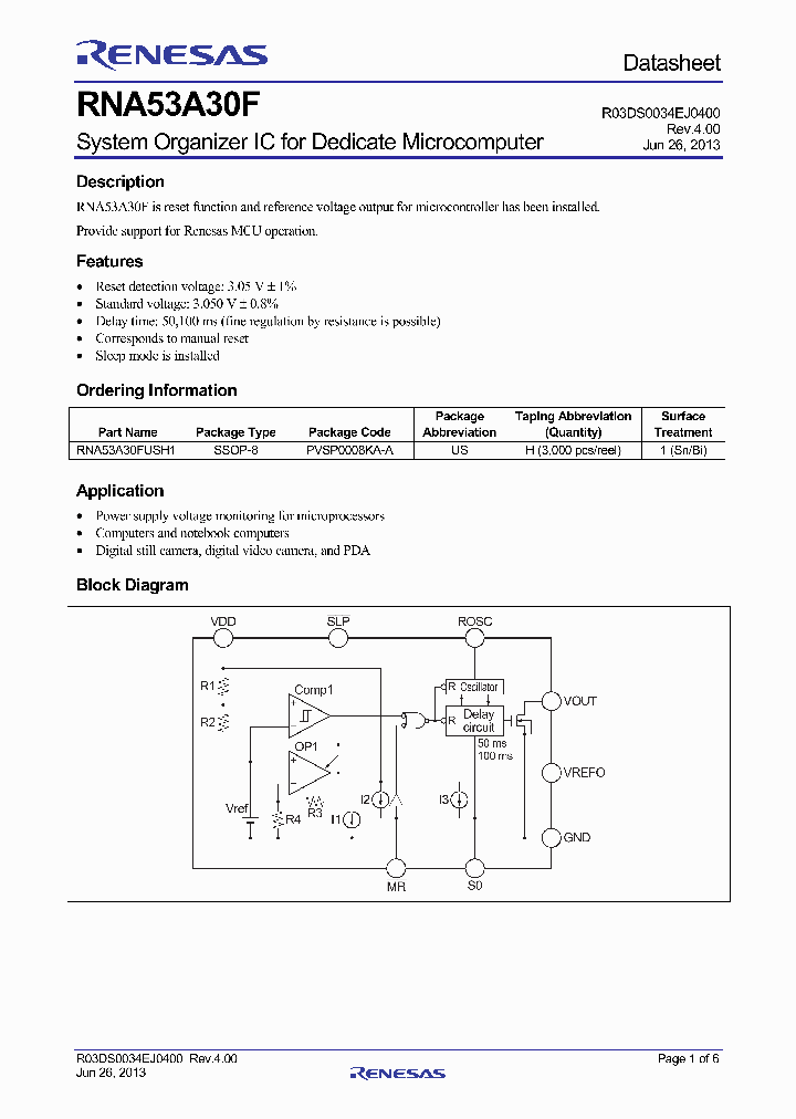 RNA53A30FUSH1_6600101.PDF Datasheet