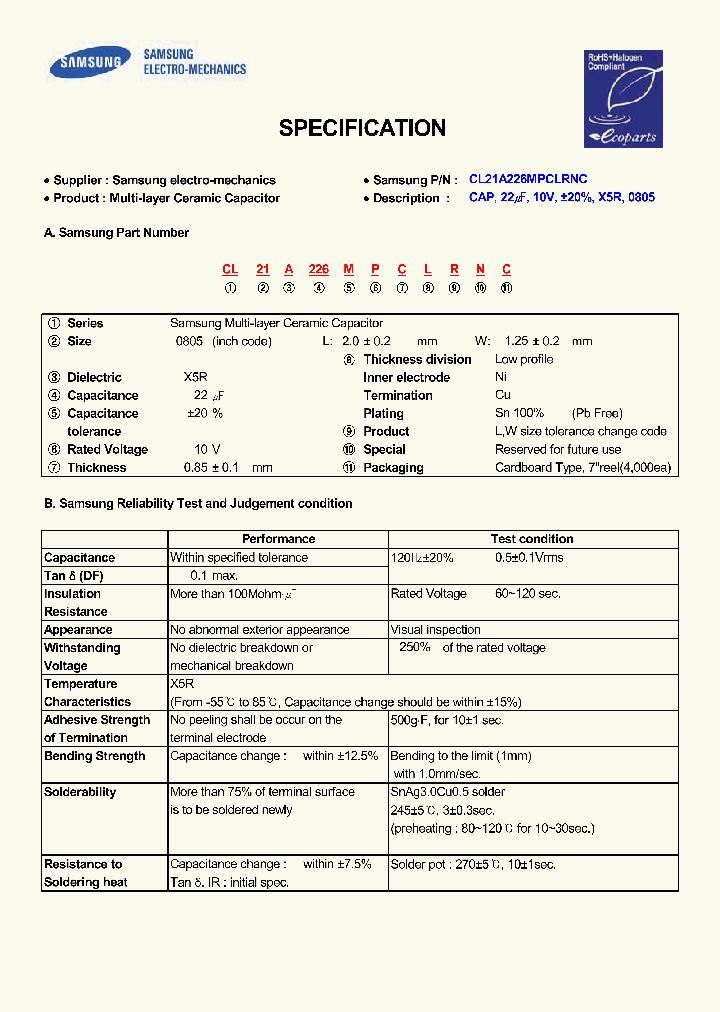 CL21A226MPCLRNC_6602837.PDF Datasheet