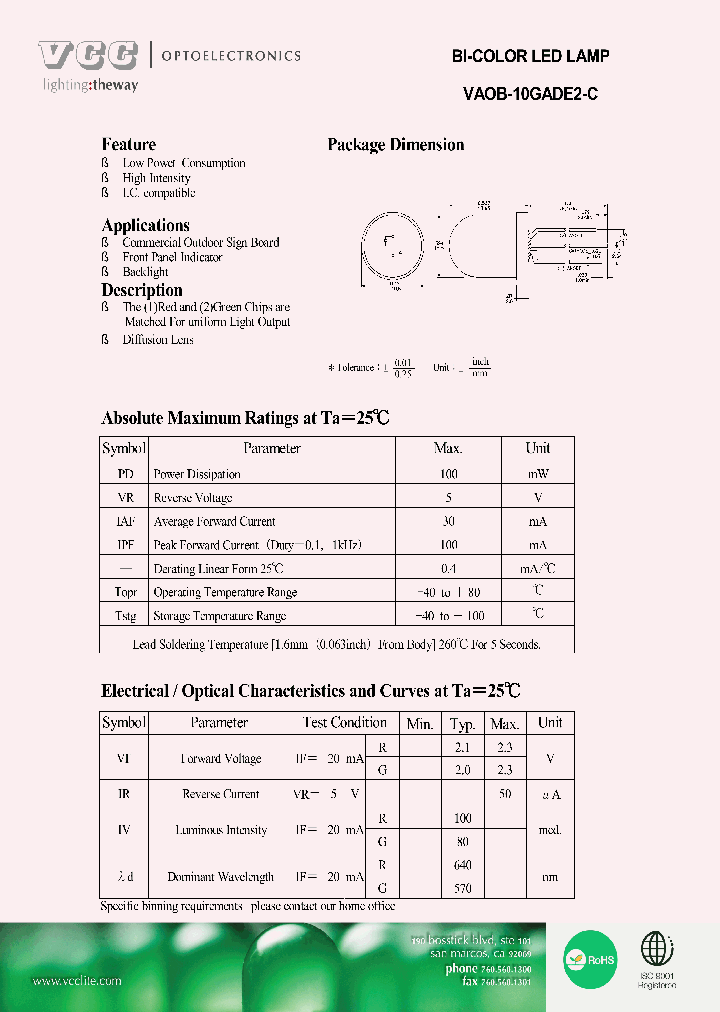 VAOB-10GADE2-C_6603416.PDF Datasheet