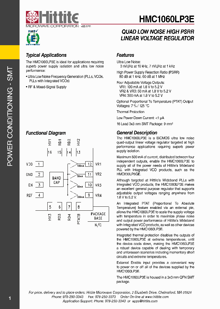 HMC1060LP3E_6607000.PDF Datasheet