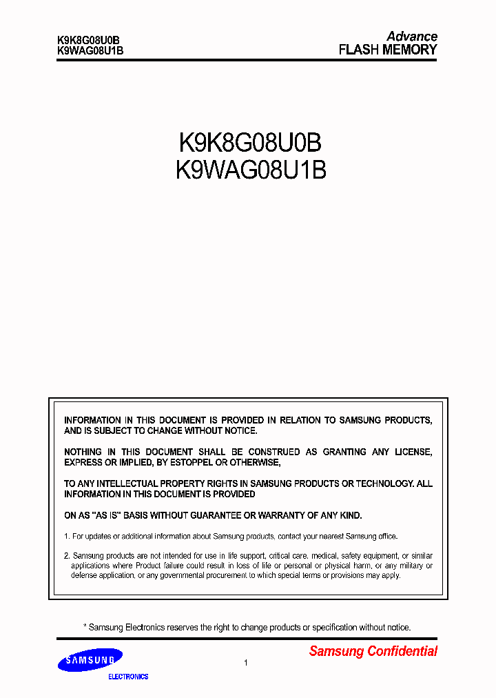 K9K8G08U0B-PIB0000_6608597.PDF Datasheet