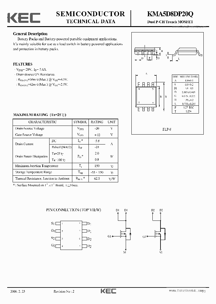 KMA5D8DP20Q_6609626.PDF Datasheet