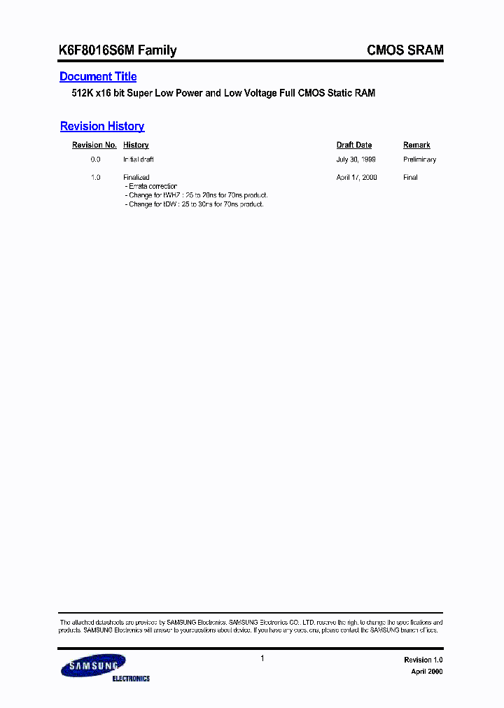 K6F8016S6M-FF85_6609556.PDF Datasheet