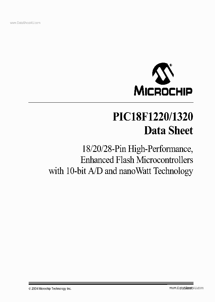 PIC18F1320_6644254.PDF Datasheet