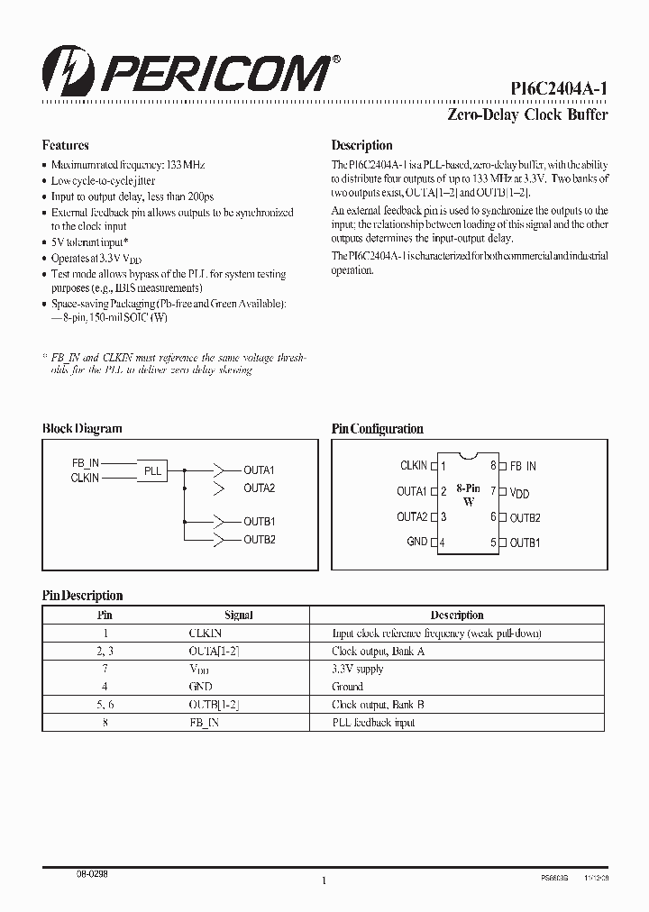 PI6C2404A-1WIE_6627418.PDF Datasheet