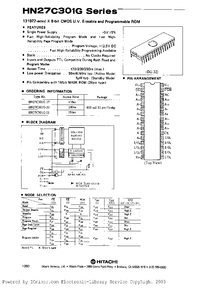 HN27C301GSERIES_6631612.PDF Datasheet
