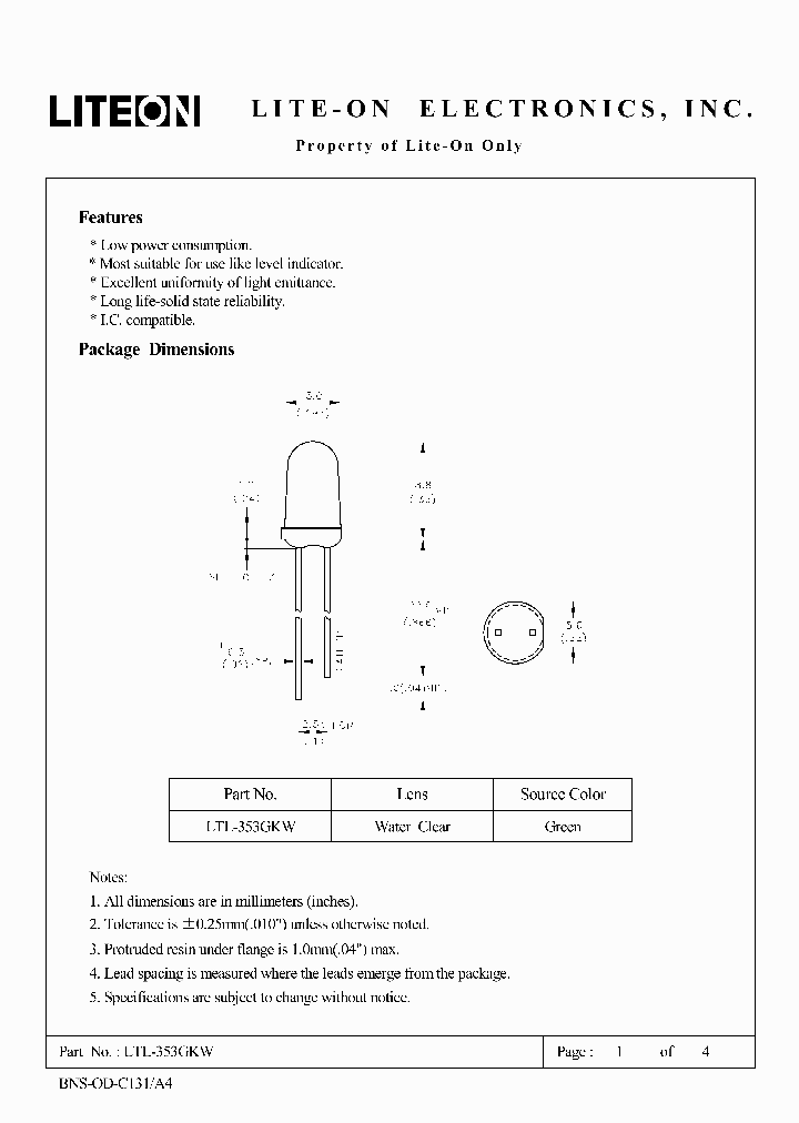 LTL-353GKW_6632627.PDF Datasheet