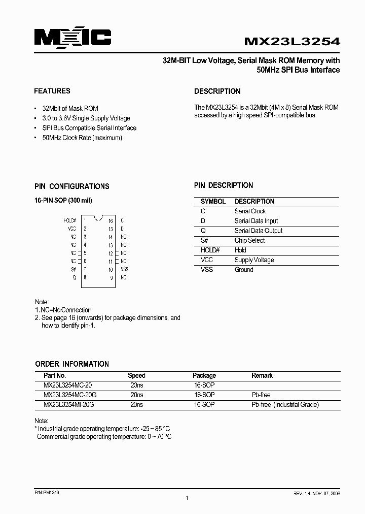 MX23L3254MC-20_6643164.PDF Datasheet