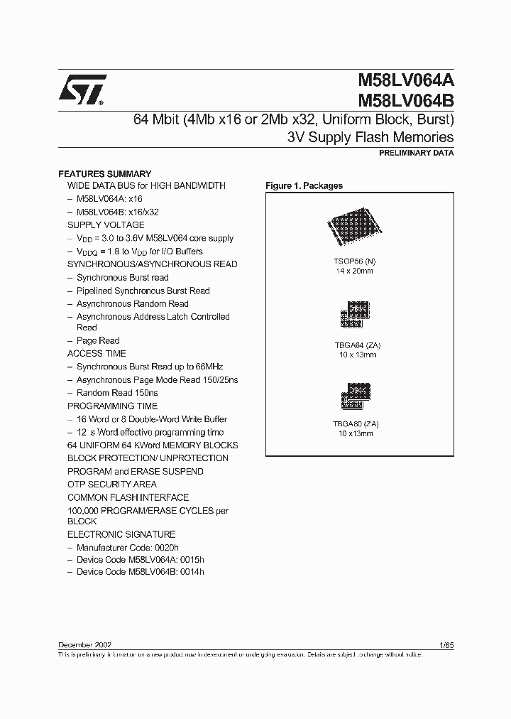 M58LV064A150N1_6642752.PDF Datasheet