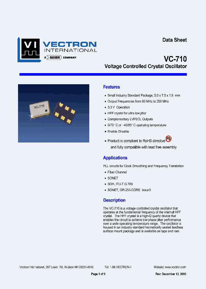 VC-710-DFC-GFM-1673316_6646092.PDF Datasheet