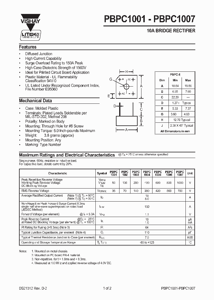 PBPC1003_6668769.PDF Datasheet