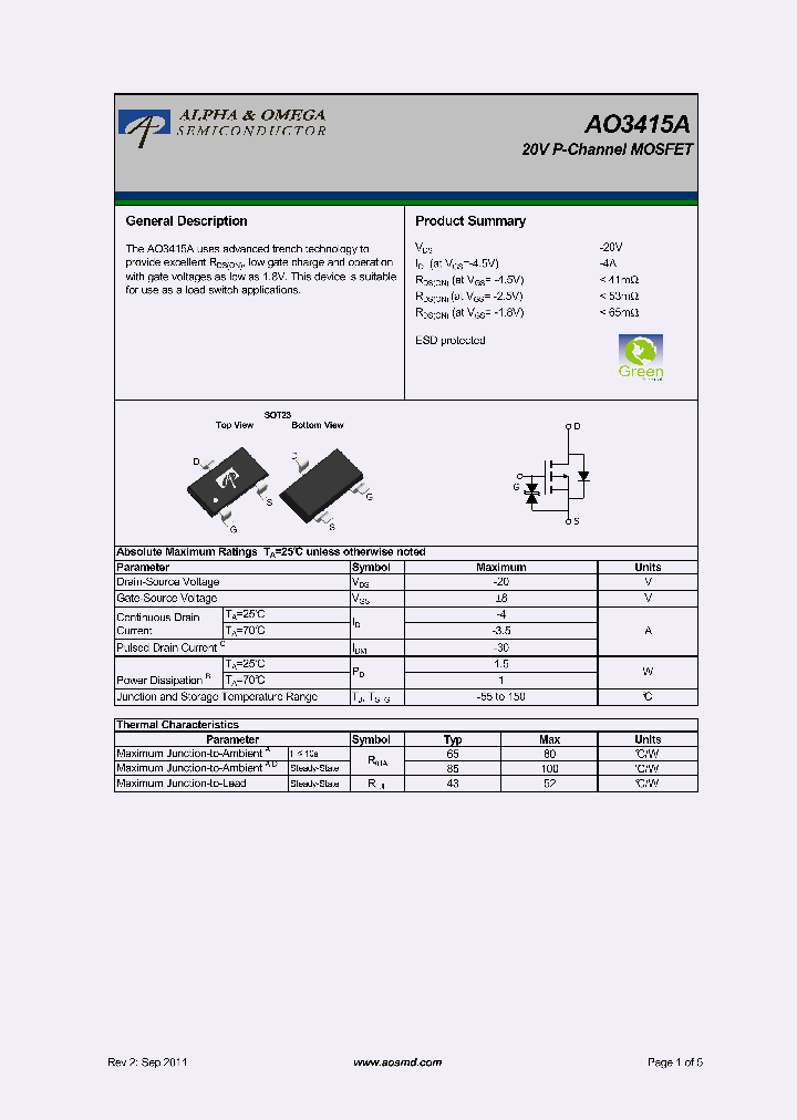 AO3415A_6824108.PDF Datasheet