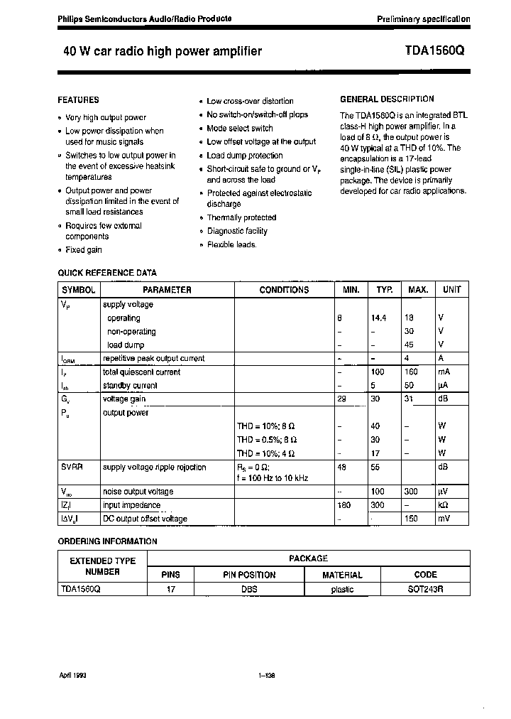 TDA1560QU_6673814.PDF Datasheet