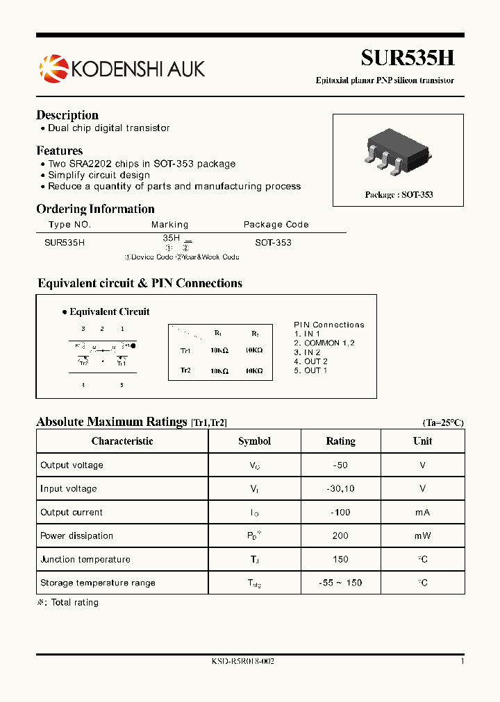 SUR535H_6838325.PDF Datasheet