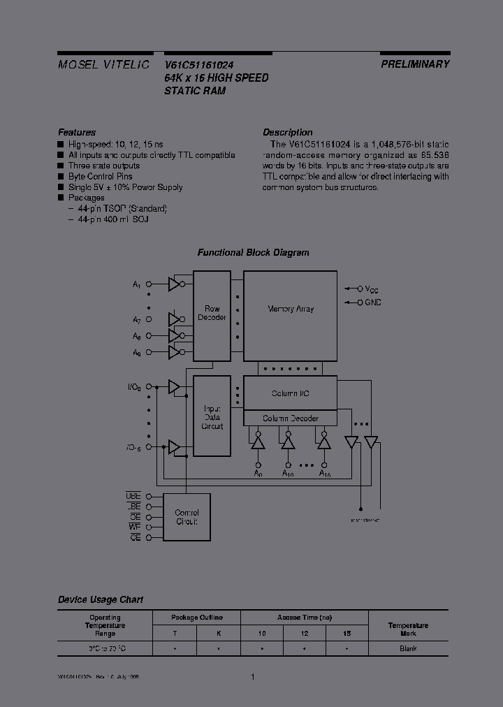 V61C51161024-15K_6688067.PDF Datasheet