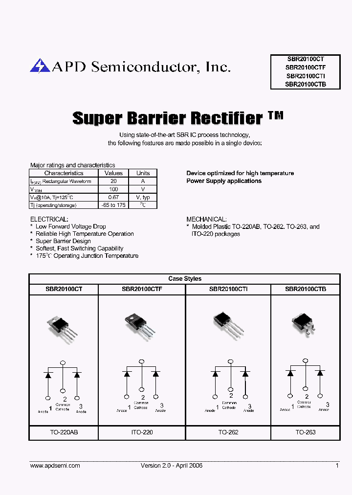 SBR20100CT_6690866.PDF Datasheet