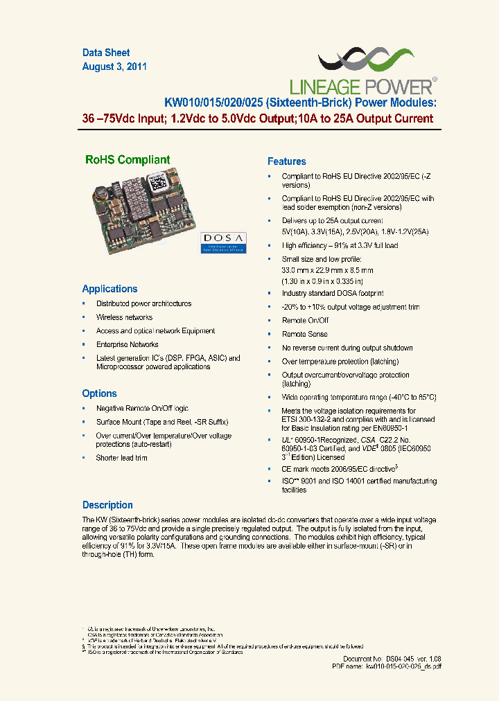 KW010A0A41-SRZ_6705943.PDF Datasheet