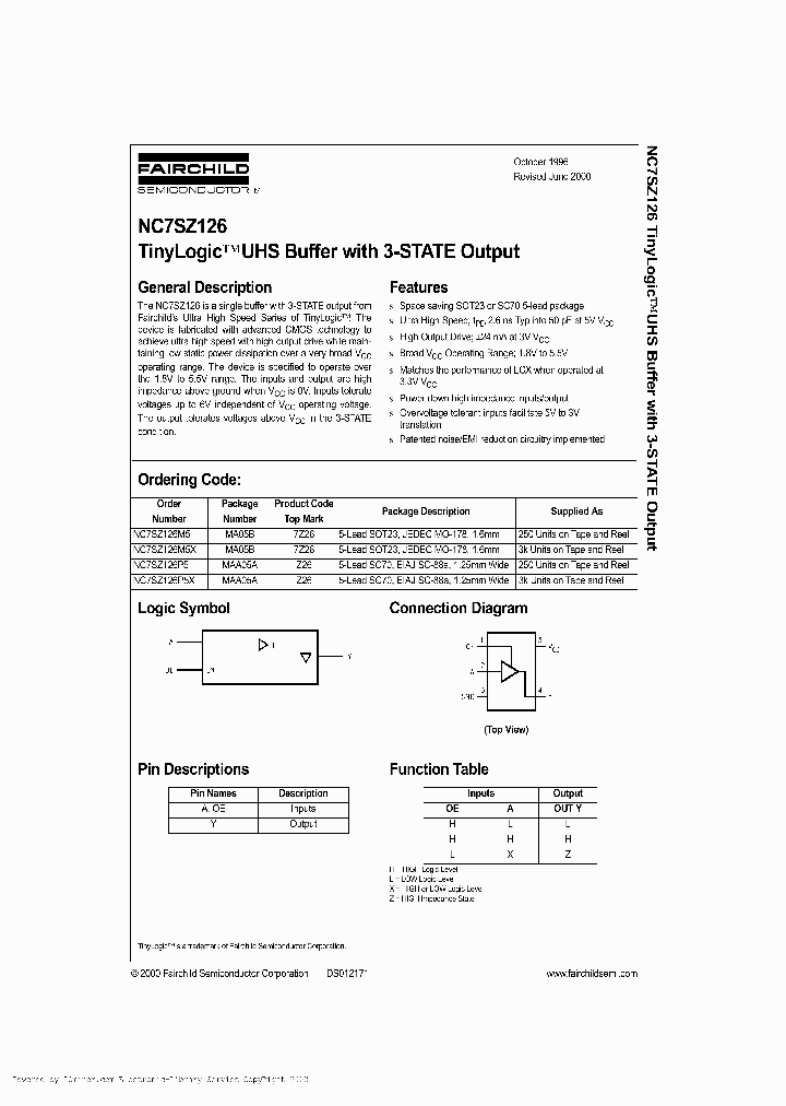 NC7Z126M5_6708278.PDF Datasheet