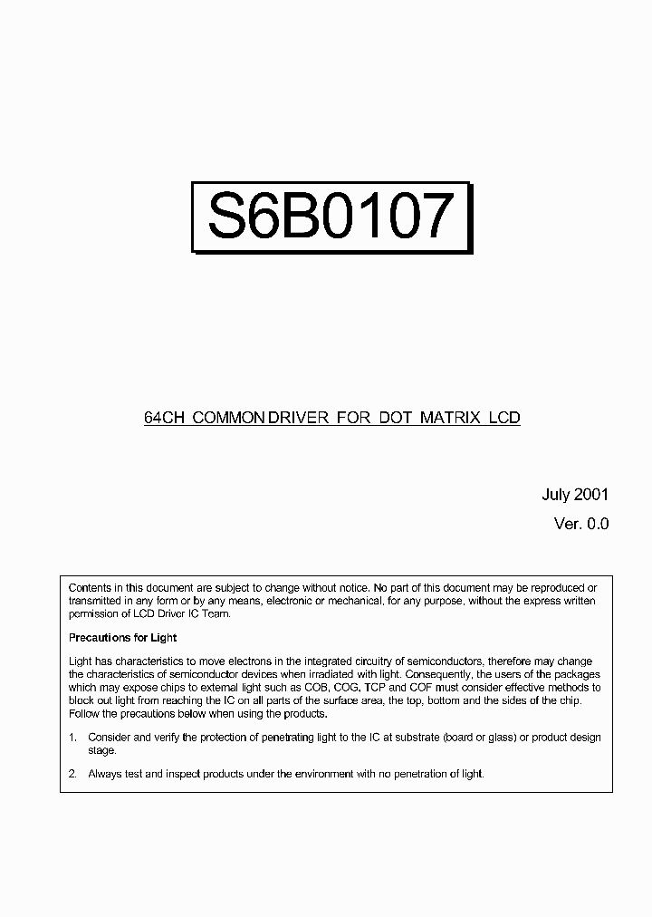 S6B0107_6704788.PDF Datasheet