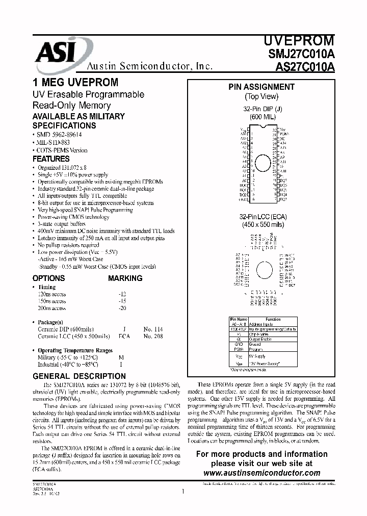 AS27C010A-15ECAMQ_6721947.PDF Datasheet