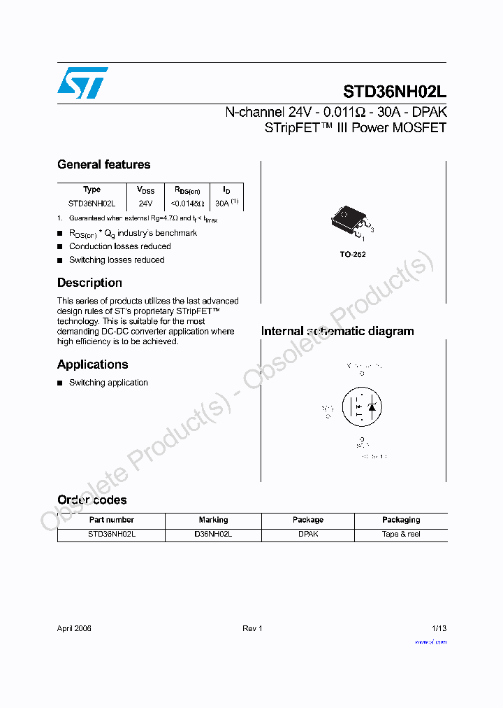 STD36NH02L_6732373.PDF Datasheet