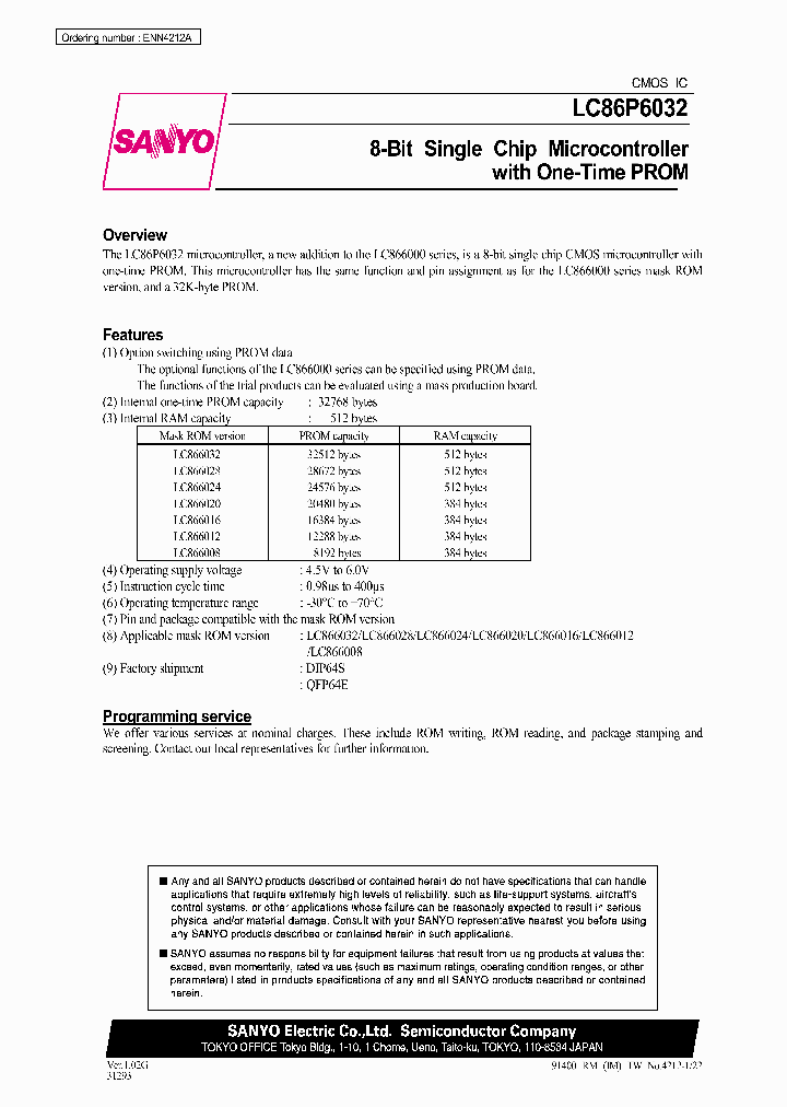 LC866008_6749510.PDF Datasheet