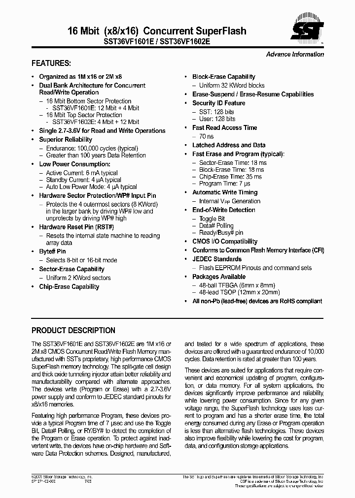 SST36VF1602E-70-4C-B3K_6753940.PDF Datasheet