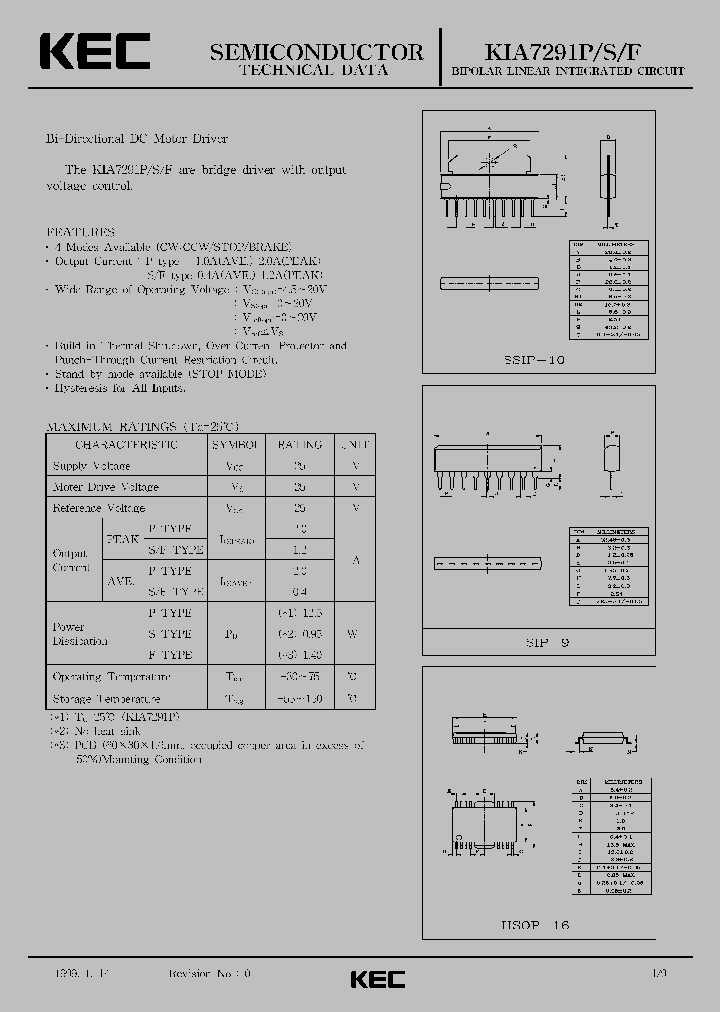 KIA7291F_6771962.PDF Datasheet