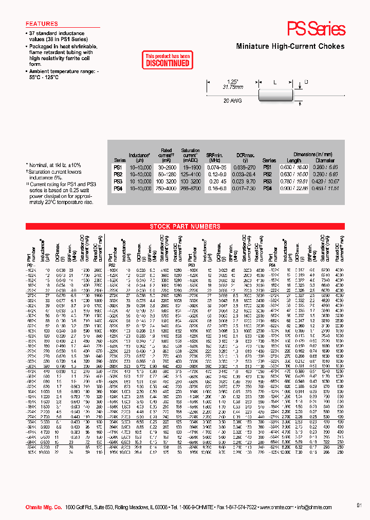 OHMITEMANUFACTURINGCO-PS2-184K_6785810.PDF Datasheet