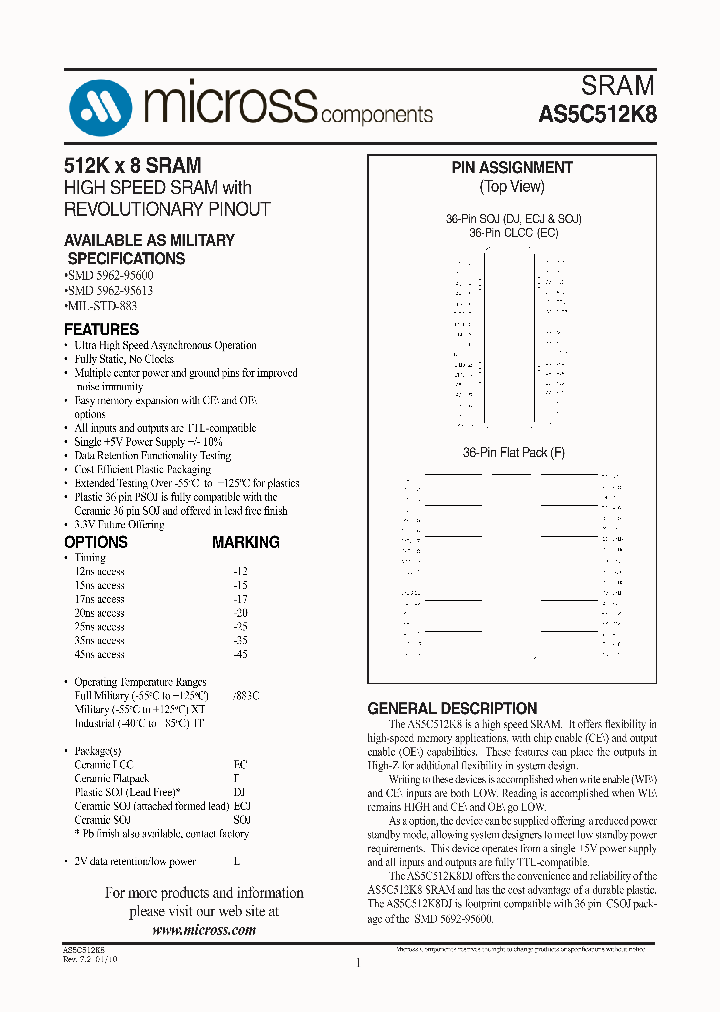 AS5C512K8ECJ-15LXT_6793810.PDF Datasheet