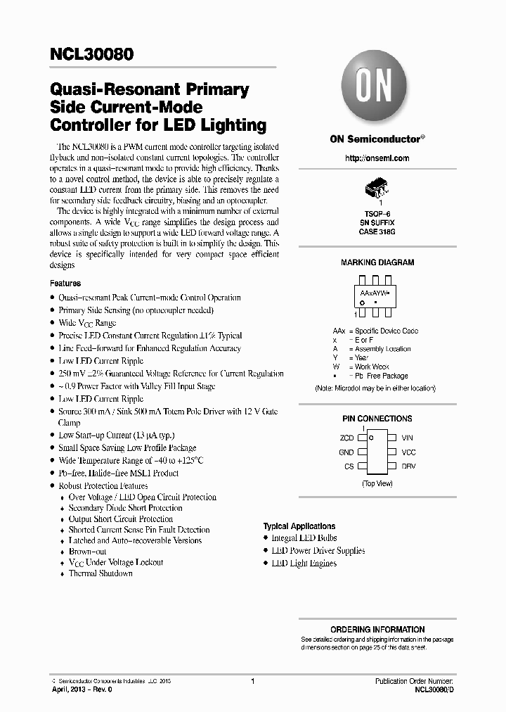 NCL30080A_6948935.PDF Datasheet