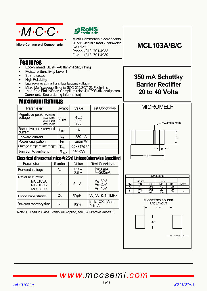 MCL103B-TP_6819191.PDF Datasheet