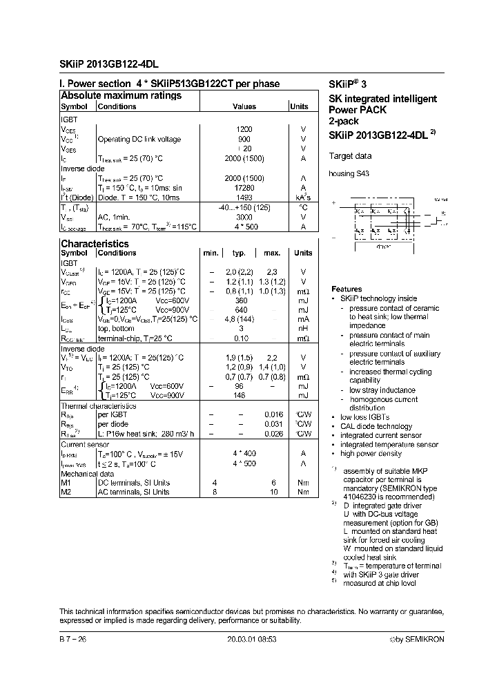 SKIIP2013GB122-4DUL_6815267.PDF Datasheet