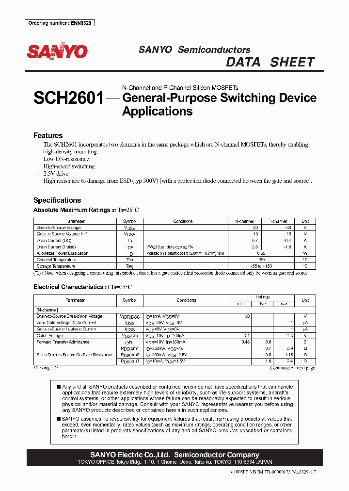 SCH2601_6827367.PDF Datasheet