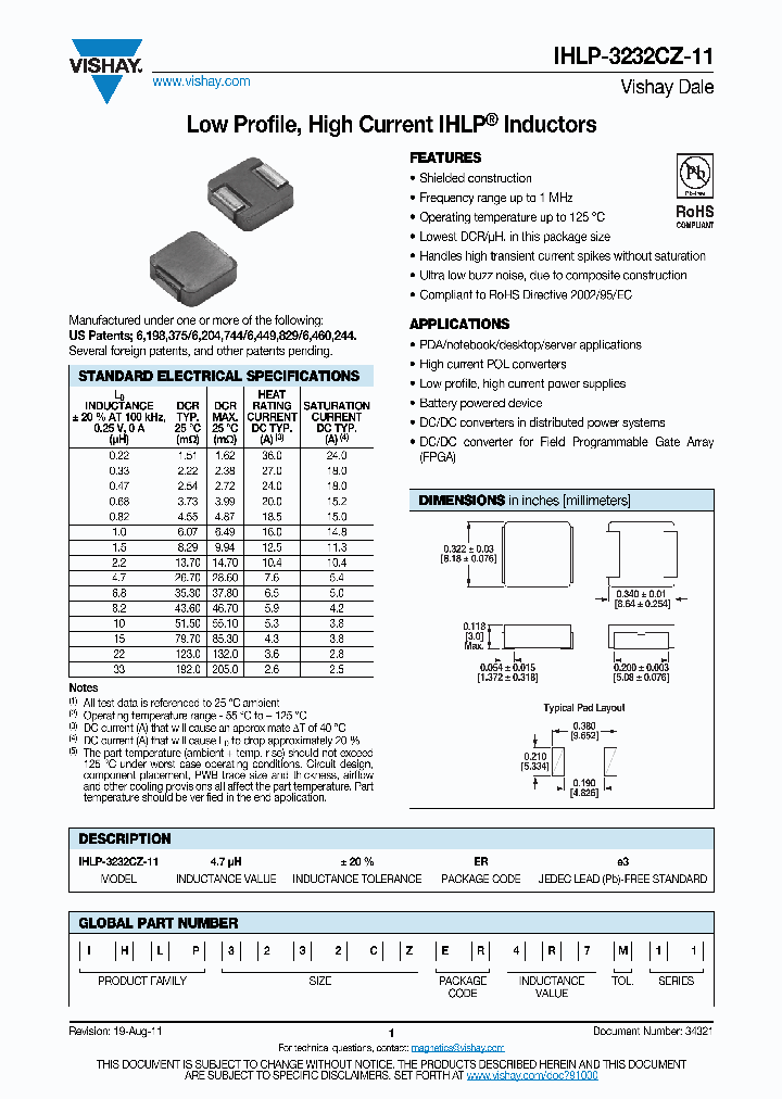 IHLP3232CZER220M11_6838245.PDF Datasheet