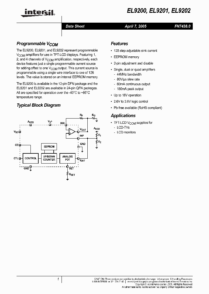 INTERSILCORP-EL9200IL-T7_6851546.PDF Datasheet