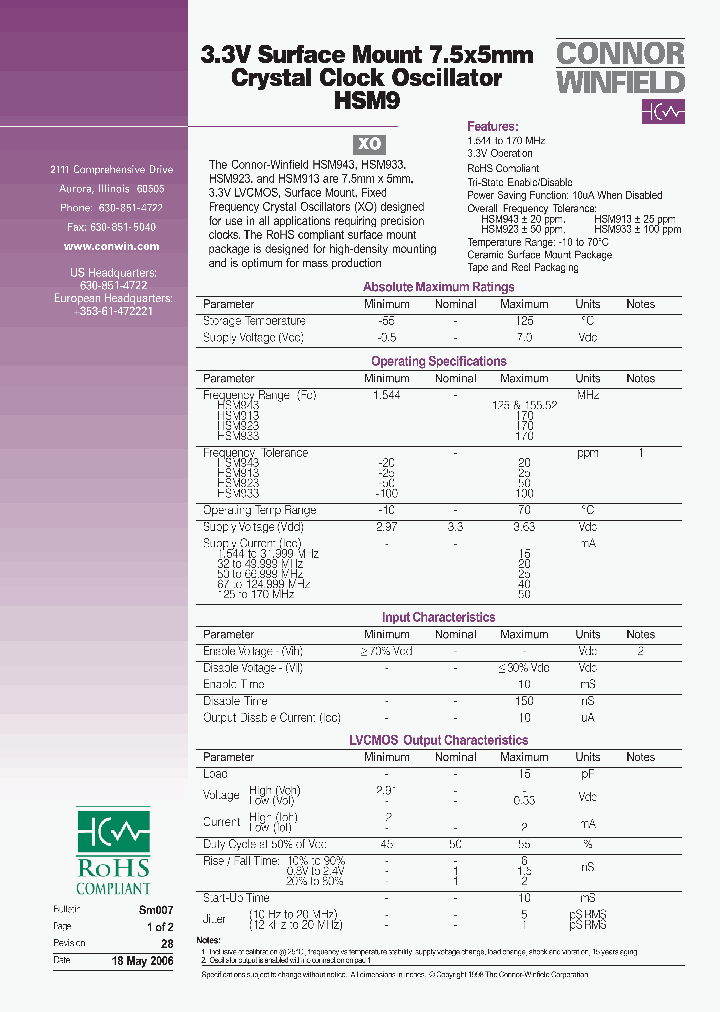 HSM923-5000MHZ_6857872.PDF Datasheet