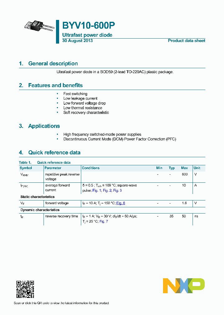 BYV10-600P_6952718.PDF Datasheet