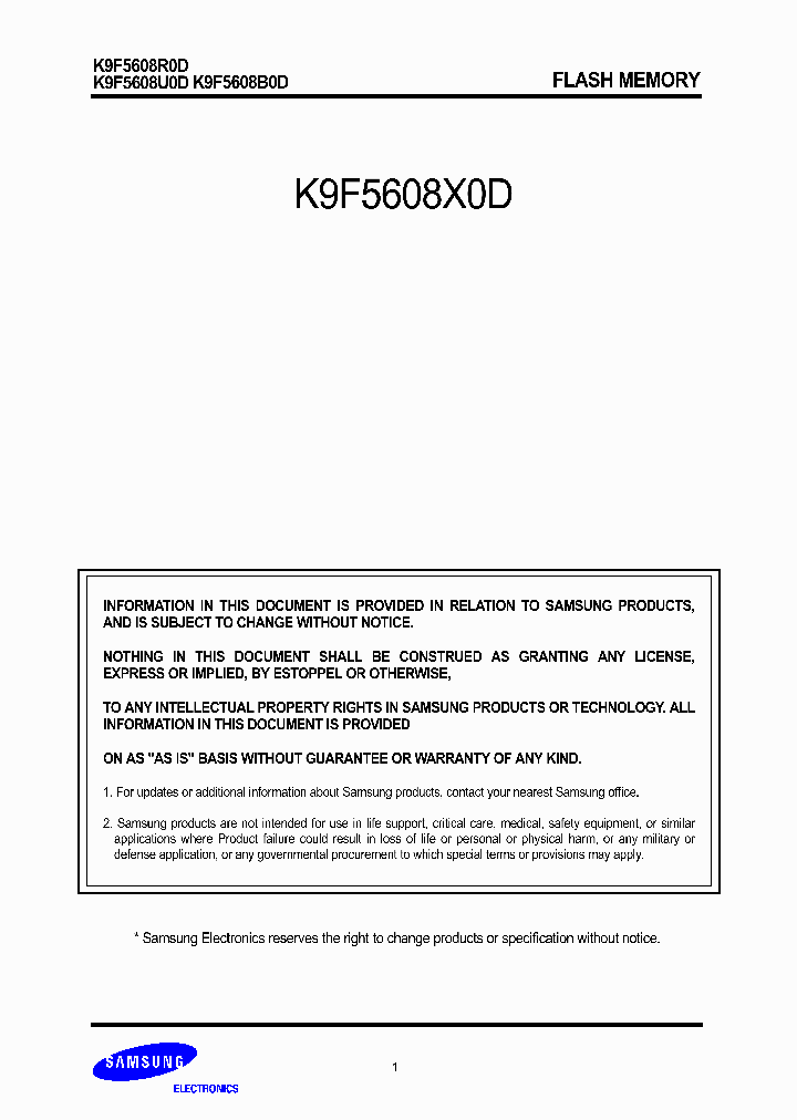 K9F5608R0D-JIB00_6869076.PDF Datasheet