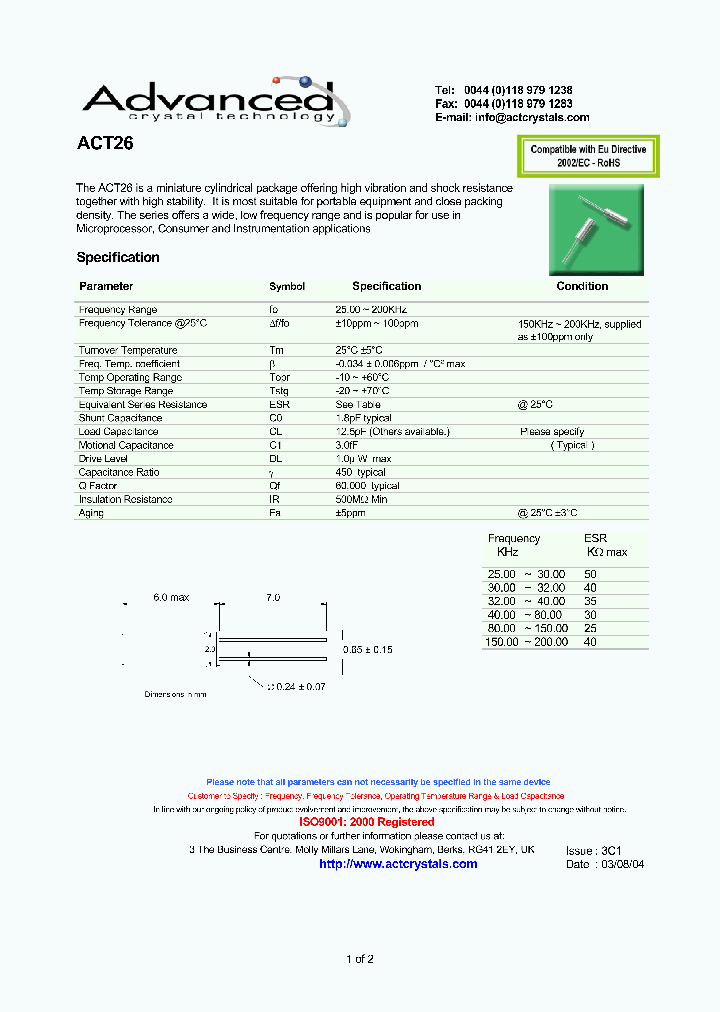 ACT26_6954502.PDF Datasheet