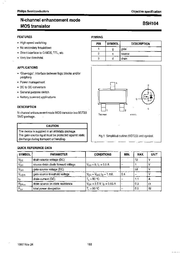 BSH104TR_6881702.PDF Datasheet