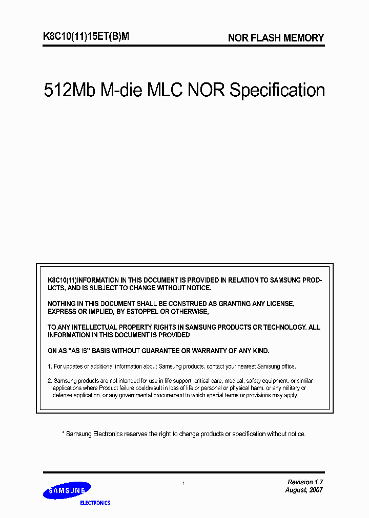 K8C1015ETM-DE1C0_6907800.PDF Datasheet