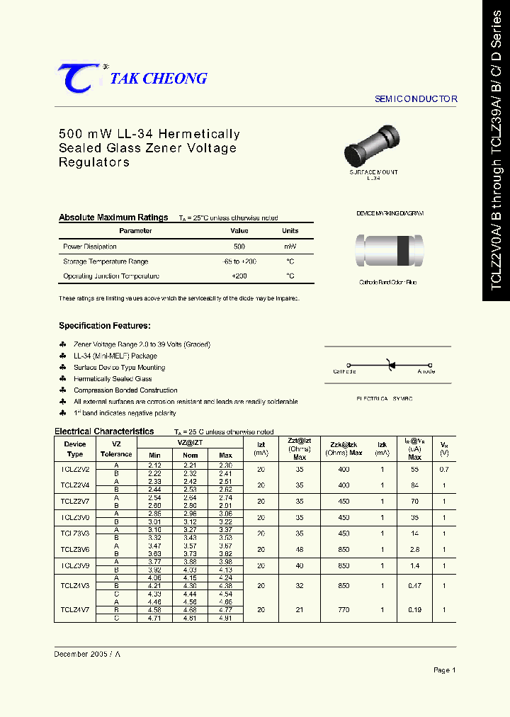 TCLZ36VCR13_6918626.PDF Datasheet