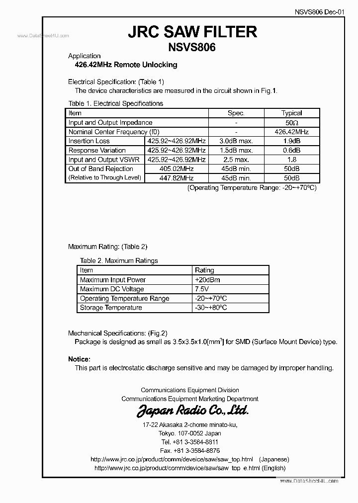 NSVS806_6960163.PDF Datasheet